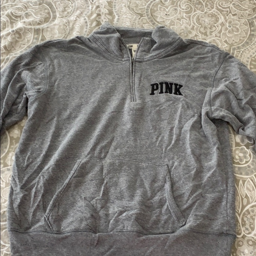 Victoria’s Secret Pink Grey Pullover Sweatshirt